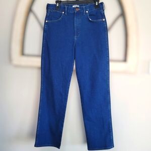 Wrangler Women Deysi Roll Prototype Straight Leg, Venice Blue, Size 28